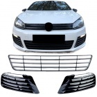Grilles VW GOLF 6 R20 - 09-12 - Noir Brillant