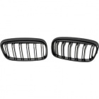 Grilles calandre BMW Serie 2 F45 F46 - Noir mat look M