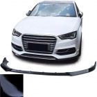 Spoiler lame avant - AUDI A3 8V sline 12-16 - upgrade sport - noir