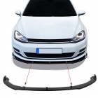 Spoiler lame avant - VW GOLF 7 12-20 - noir brillant