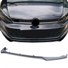 Spoiler lame avant - VW GOLF 7 12-20 - noir carbone brillant