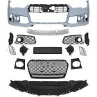 Pare choc avant AUDI A7 4G 15-18 facelift - Look RS7 - Noir