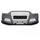 Pare choc avant AUDI A4 B8 phase 2 11-15 - Look RS4 + lame - Noir