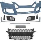 Pare choc avant AUDI TT 8S 14-19 Look TTRS - Noir