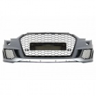 Pare choc avant AUDI A3 8V berline facelift 16-19 - Look RS3 - Noir Alu - PDC