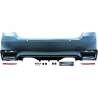 Pare choc arriere BMW Serie 3 E92 E93 06-13 look M4 double - PDC