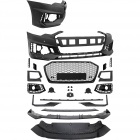 Pare choc avant AUDI A6 C8 - Look RS6 - Noir brillant