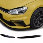 2 Paupieres de phares VW GOLF 7 12-21 - noir brillant.