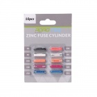 Fusibles en zinc - lot de 10 pieces (5A, 8A, 10A, 16A, 20A, 25A)