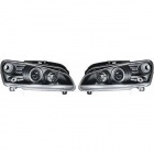 2 Phares avant Peugeot 106 Angel Eyes 96-03 - Noir
