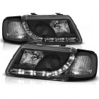 2 Phares avant Audi A3 8L Devil Eyes LED - Noir