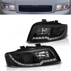 2 Phares avant AUDI A4 (B6) - LTI et LED - Noir