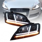 2 Phares AUDI TT 8J  06-11 - look xenon Matrix LED - Noir
