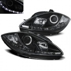 2 Phares SEAT Leon Altea 1P1 09-13 - Devil LED - Noir