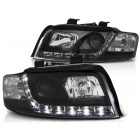 2 Phares avant AUDI A4 (B6) 00-04 - Devil eyes LED - Noir