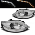 2 Phares SEAT Ibiza 6J 08-12 - LED clignotant LED - Chrome