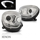 2 Phares xenon avant Mini Countryman R60 R61 LED 10-14 - Chrome
