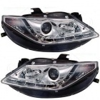 2 Phares SEAT Ibiza 08-12 - LED - Chrome