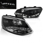 2 Phares avant VW Polo 6R 09-14 - Devil LED - noir