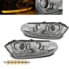 2 Phares VW Polo 6 AW 18-20 - dynamiques - Chrome