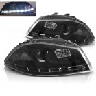 2 Phares SEAT Ibiza 02-08 - Feux jour LED R87 - Noir