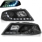 2 Phares avant Skoda Octavia 2 devil eyes LED - 04-08 - Noir