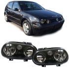 2 Phares Volkswagen GOLF 4 Design - Noir
