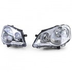 2 Phares avant VW Polo (9N3) 05-09 avec moteurs - Chrome