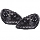 2 Phares Porsche Cayenne DRL LED 03-07 - Noir