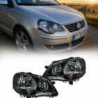 2 Phares avant VW Polo (9N3) look GTI Cup - Noir