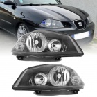 2 Phares SEAT Ibiza 6L H7 H3 - 02-08 - Noir