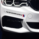 Lot de 2 stickers pour BMW sport noir 26cm ///