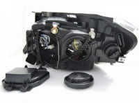 2 Phares avant BMW X1 E84 Angel Eyes DEPO V2 LED 09-12 - Noir