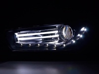 2 Phares avant VW Scirocco Devil Eyes LED LTI 08-14  - Noir