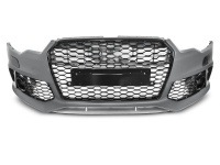 Pare choc avant AUDI A6 C7 phase 2 - 14-18 - Look RS6 - Noir