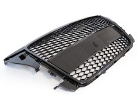 Grille calandre Audi A3 8P 08-12 - Nid d'abeille RS3 - Noir brillant