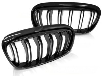 Grilles calandre BMW Serie 2 F45 F46 - Noir brillant look M