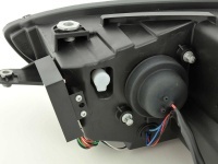 2 Phares avant VW Scirocco Devil Eyes LED 08-14  - Noir