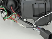 2 Phares avant VW Passat B6 (3C) Devil Eyes LED - Chrome
