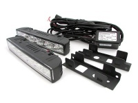 2 Tagfahrleuchten 5 LED Tagfahrleuchten 15cm - Reinweiß - Tagfahrlicht zugelassen R87