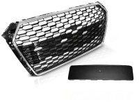 Grille calandre Audi A4 B9 15-19 - look RS4 - Chrome Noir