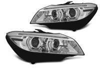 2 Phares xenon BMW Z4 (E89) Angel Eyes LED 3D dynamiques - 09-13 - Chrome