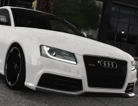 Pare choc avant AUDI A5 07-11 - Look RS5 - Noir