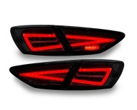 2 luces SEAT Leon 3 5F 12-20 - BARRA LED dinámica - halógena - Negro