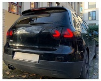 2 Feux arriere carDNA VW Golf 5 03-08 fullLED - Noir