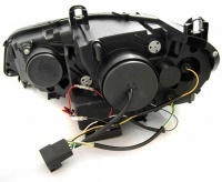 2 Phares xenon BMW X5 E70 Angel Eyes LED 07-13 - Noir