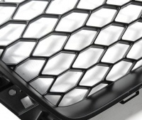 Grille calandre Audi A4 B9 modele 15-19 - look RS - Noir Mat