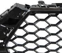 Grille calandre Audi A4 B9 modele 15-19 - look RS - Noir Brillant