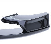 Spoiler lame de pare choc - BMW Serie 1 F20 F21 10-14 - look mperf - noir brillant