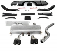 Pare choc arriere BMW Serie 3 G20 19-22 - look M-P G80 - PDC